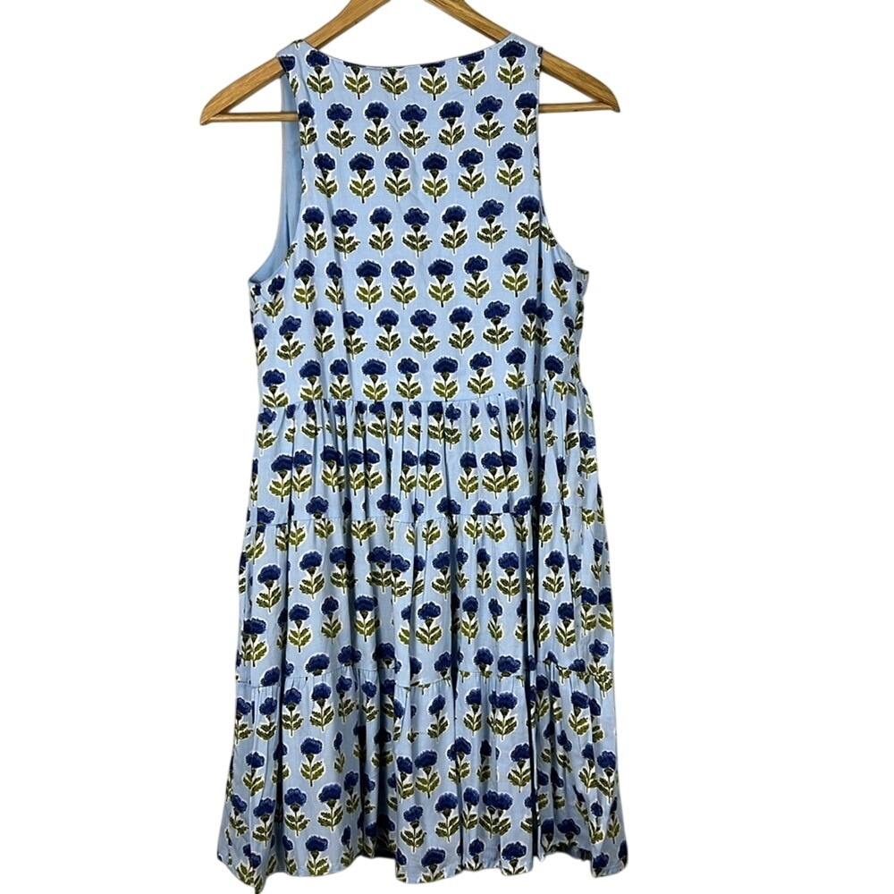 Sincerely Jules Tiered Floral Print Sleeveless V Neck Mini Dress Womens Size‎ S - Picture 6 of 12
